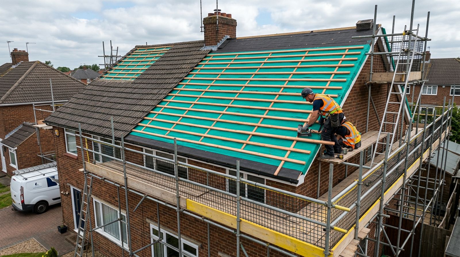 New Roof Installation - Ridge Vane Roofing
